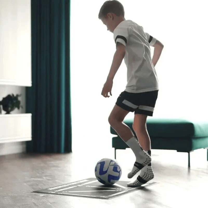 Futballedző szőnyeg 90x60 cm – Labdakezelés és technikai gyakorlás