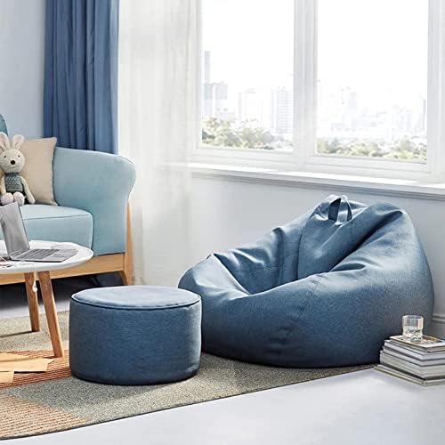 Housse de pouf poire élégante et ergonomique — 80x90 cm, 100x120 cm