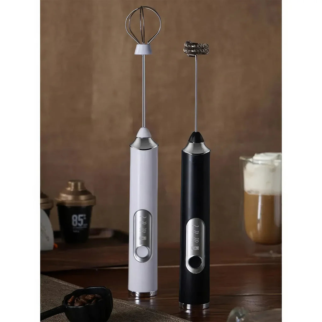 Espumador y batidor de leche portátil de acero inoxidable 304 — 30 cm, 126 g