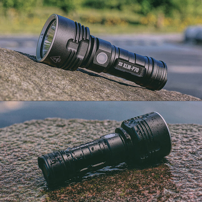 High-Performance Waterproof LED Flashlight — 30000-5000 Lumens