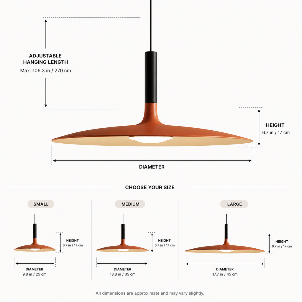 Modern pendellampa i betong — fast ansluten, dimbar LED-hängarmatur