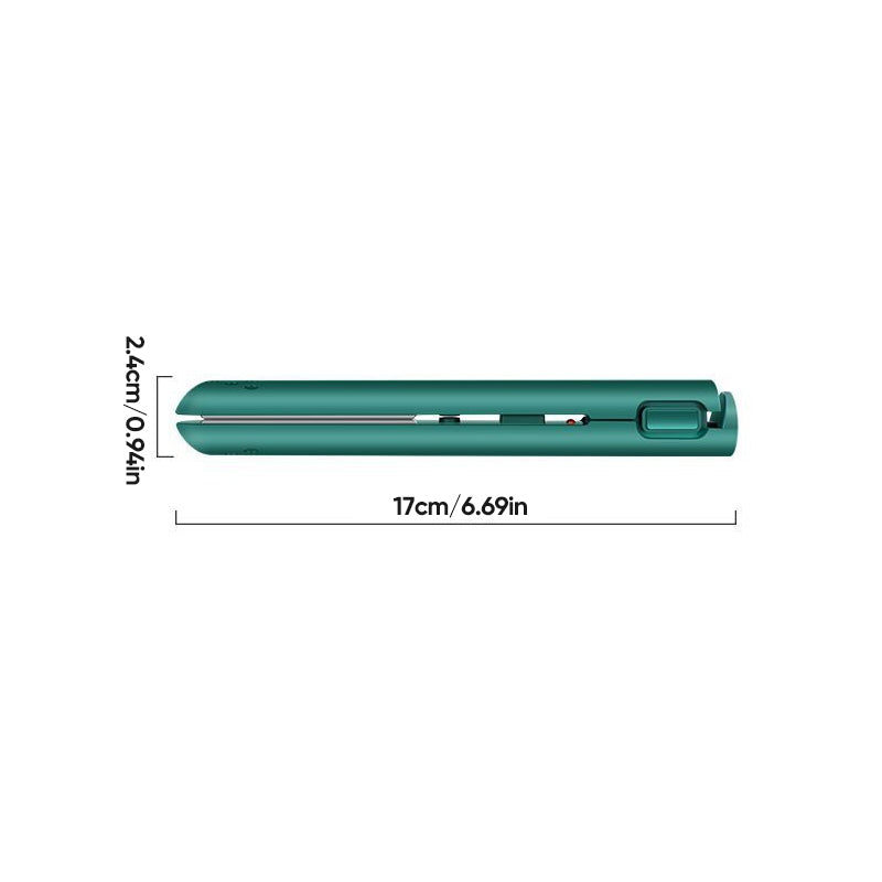 Mini modelador de cabelo portátil — design compacto de batom e modelação de dupla função