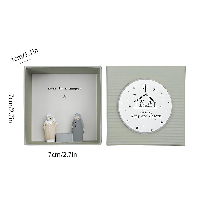 Caixa de oferta Amizade com anjo — Figura decorativa inspiradora para guardar como recordação