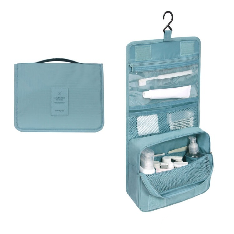 Borsa da toilette TravelEase idrorepellente — Interno organizzato e trasporto sicuro
