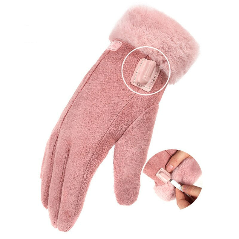 Heated Winter Gloves, Rechargeable Design, 5000mAh Battery, Touchscreen Compatible