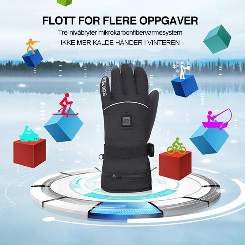 Electric Gloves — Rechargeable, Adjustable Temperature Control