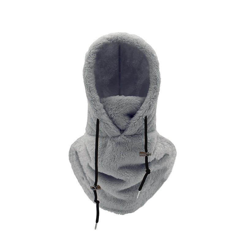Gorro de inverno 3 em 1 — proteção quente contra o vento, gola e cobertura para o rosto