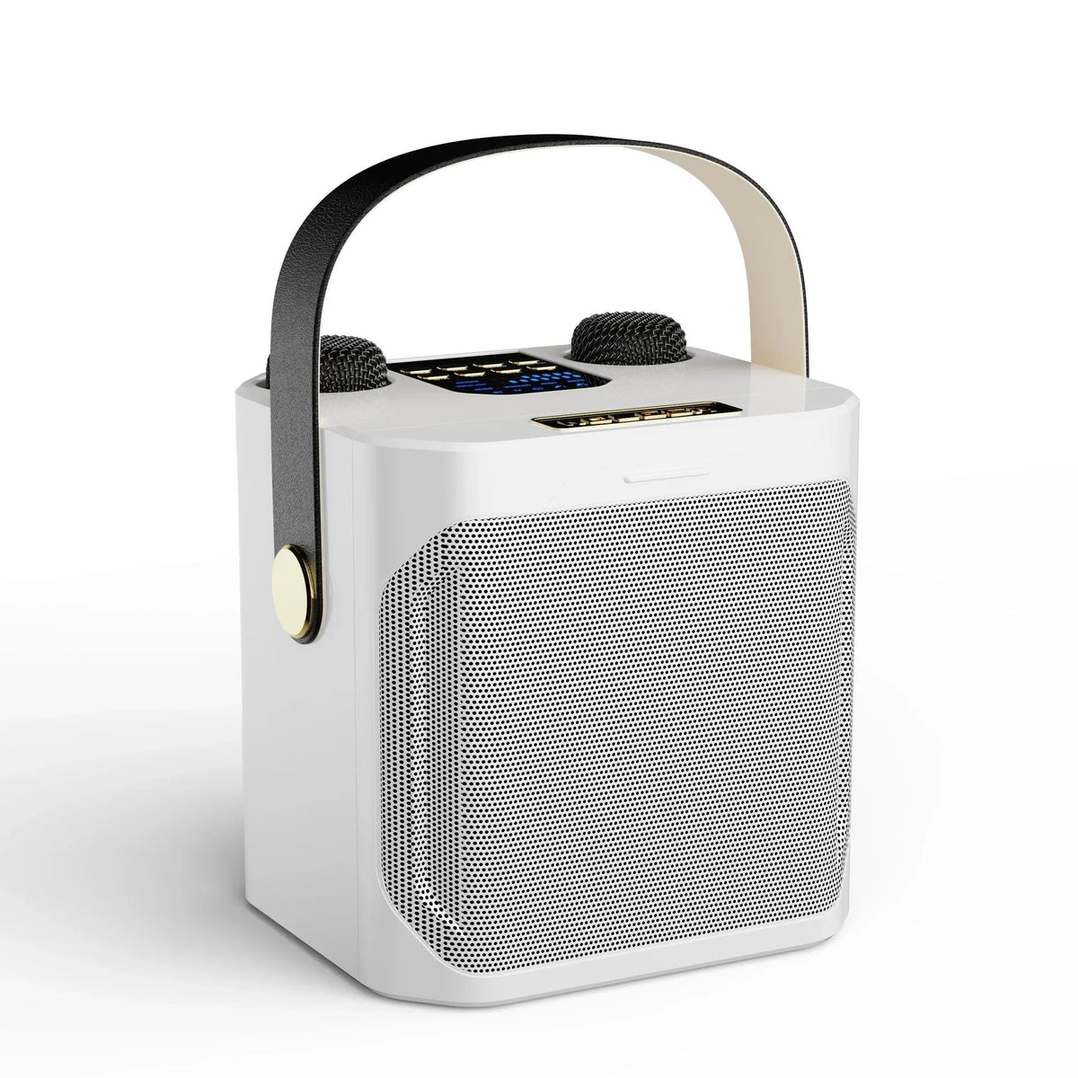 Boxă karaoke Bluetooth – Sunet surround 360°, subwoofer wireless, două microfoane