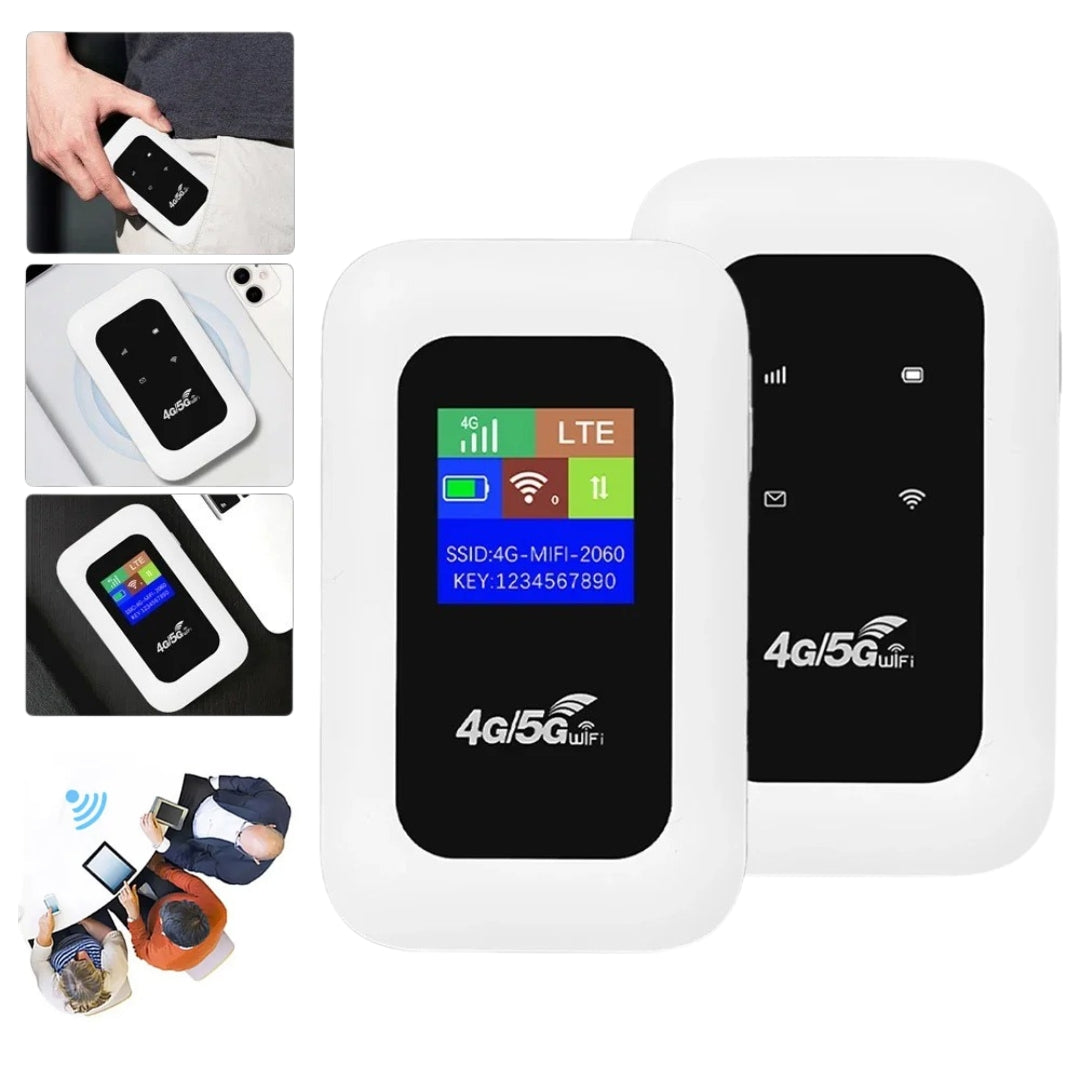 Portable 5G WiFi Router Dongle — Global Hotspot, Secure Connection