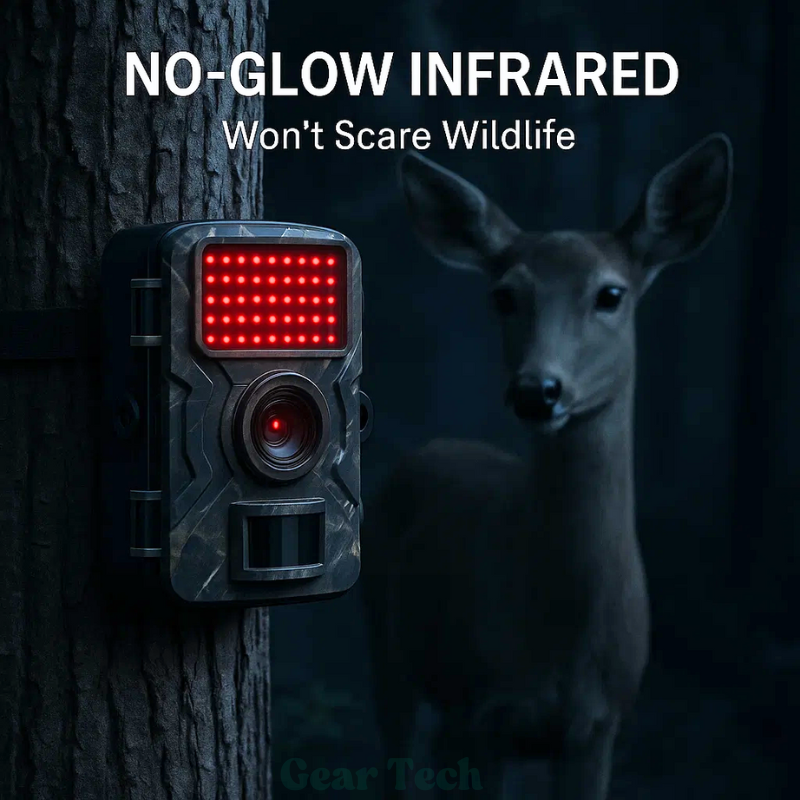 Sophia L. Night Vision Wildlife Camera – 16MP Photos, 1080p Video, Day/Night Sensor