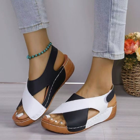 Sandale "Haute Riviera" à Plateforme