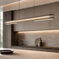 Modern Linear LED Pendant Light — Adjustable Length Metal Ceiling Lamp