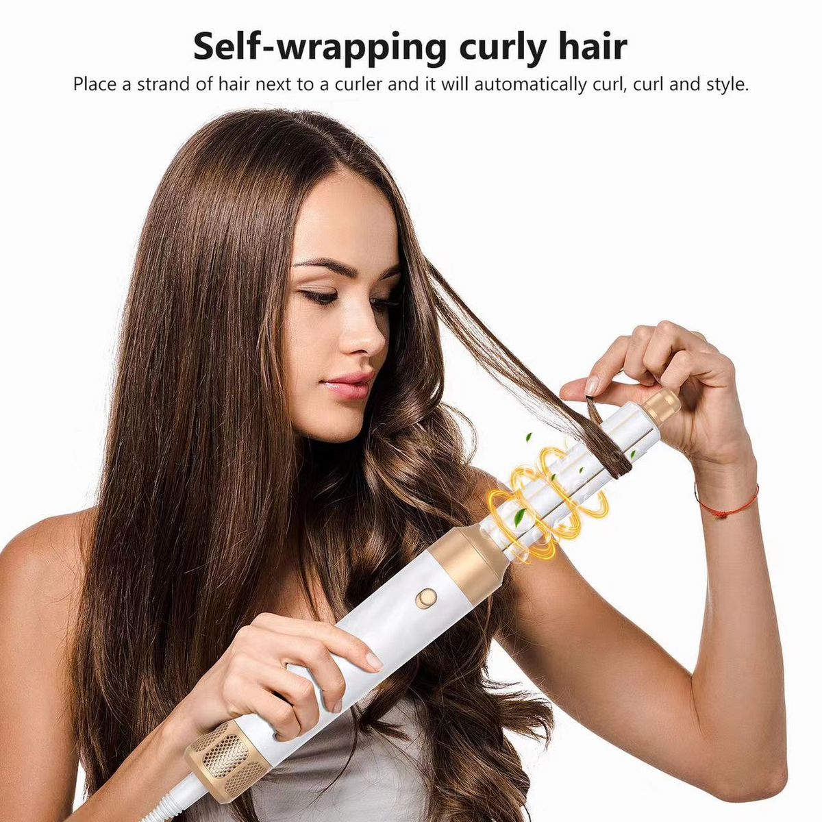 مصفف شعر Airwrap 7-in-1 — هواء ساخن وبارد لتجعيد الشعر وفرده ومنحه حجمًا