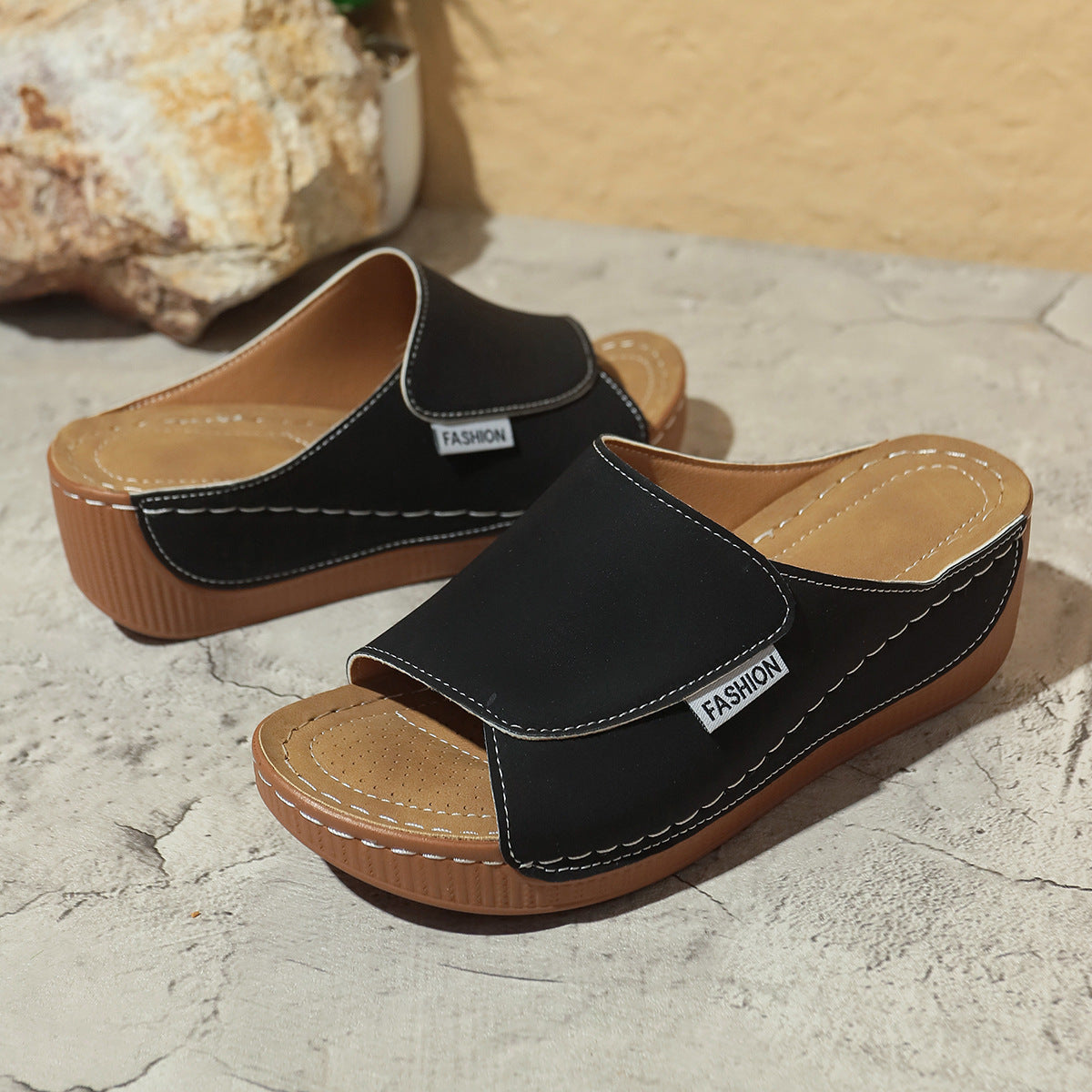 Mules Compensées Chic