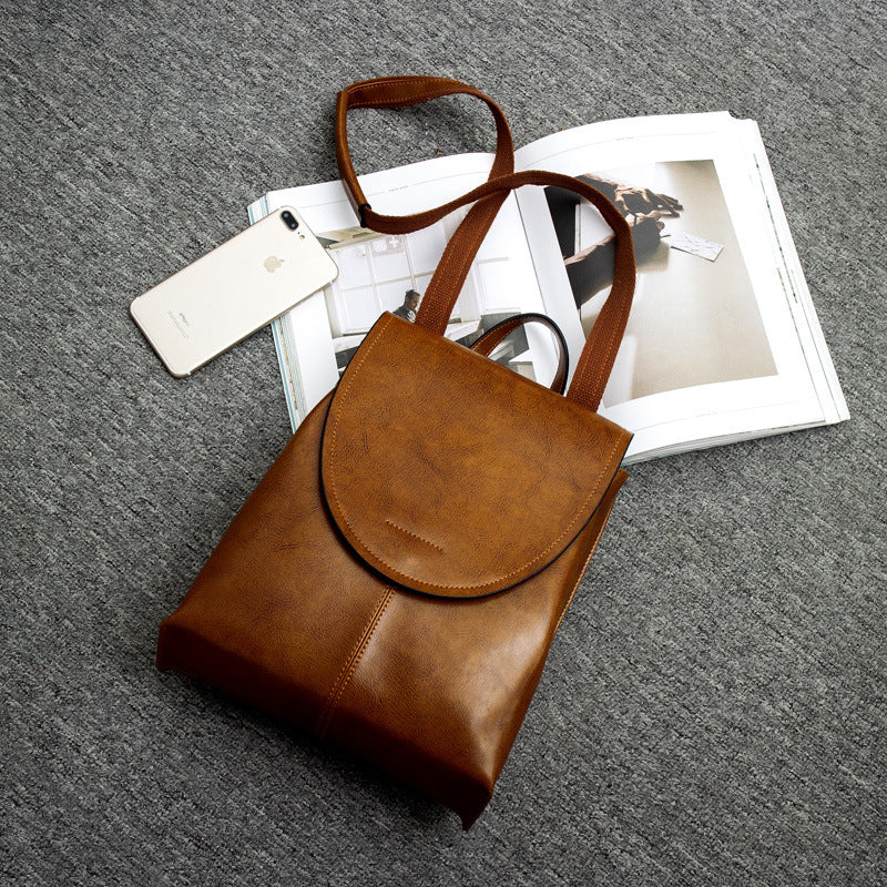 LuxeLeather Women’s Sustainable Leather Backpack – Versatile Structure, Trendy Silhouette, Practical Everyday Design