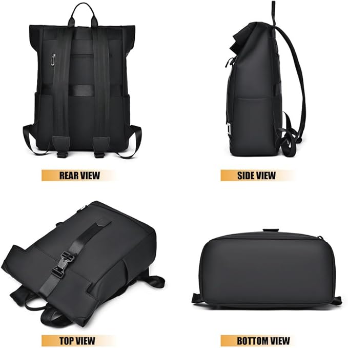 Waterproof Backpack – USB Charging, Lightweight & Spacious Design