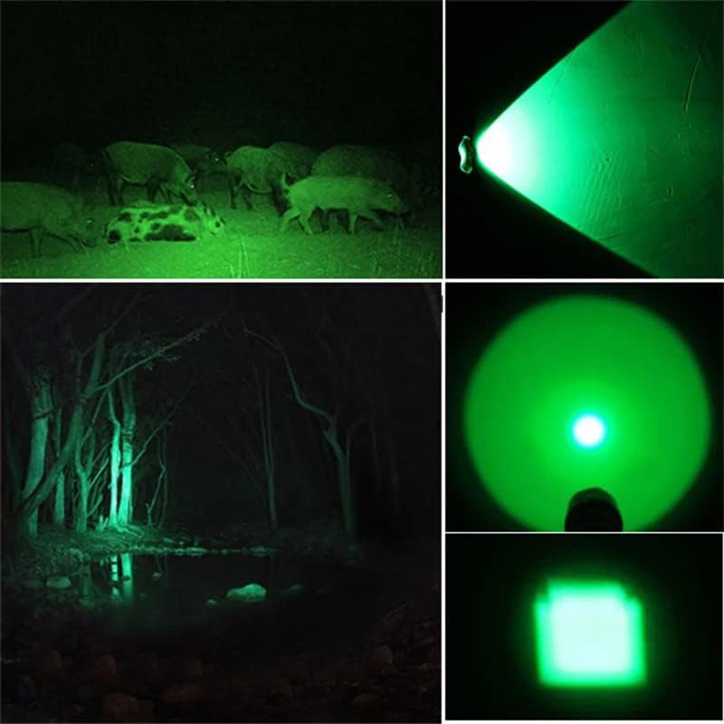 Lampe frontale LED rechargeable puissante - modes d'éclairage blanc, rouge et vert, chargement USB, fonctionnement sur batterie