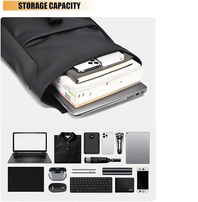 Waterproof Backpack – USB Charging, Lightweight & Spacious Design