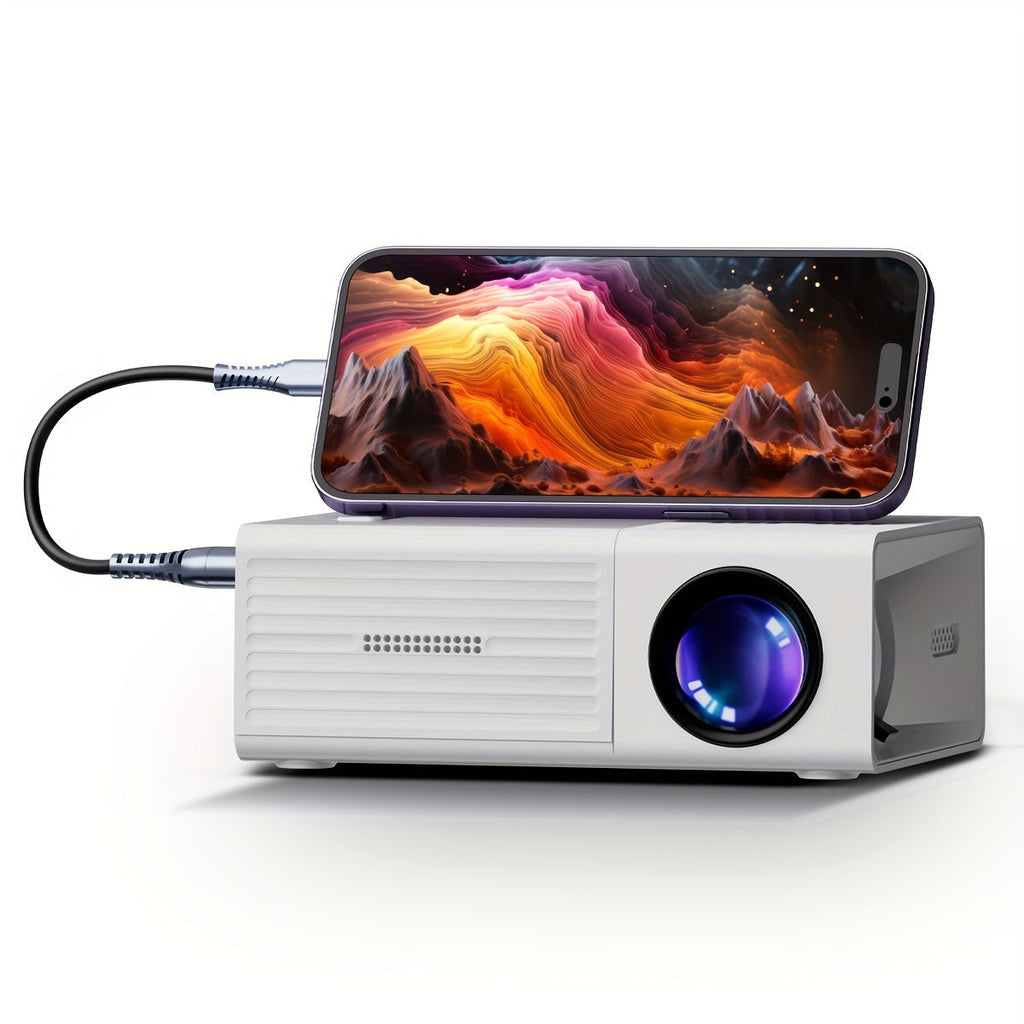 Mini proyector compacto ultrabrillante LumoBeam – pantalla HD de 3000 lúmenes