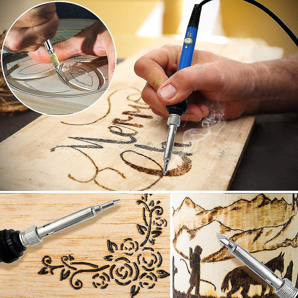 Wood Burning Kit — Adjustable Temperature, 28 Tips