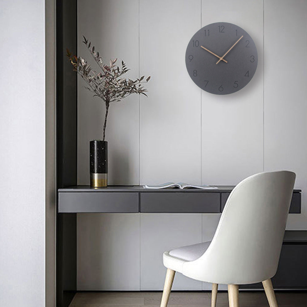 Enkel nordisk väggklocka - 29cm diameter