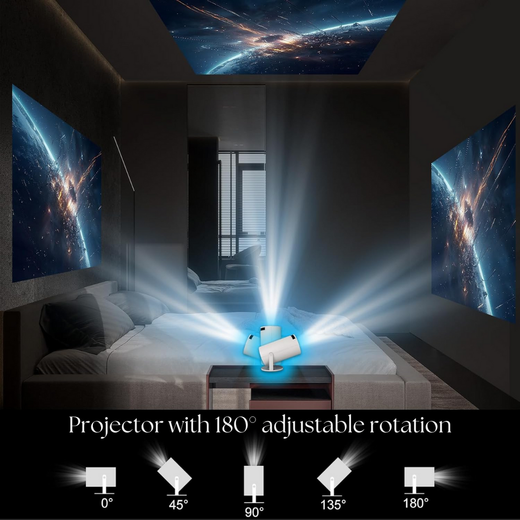 Portable 4K Ultra-HD Smart Projector