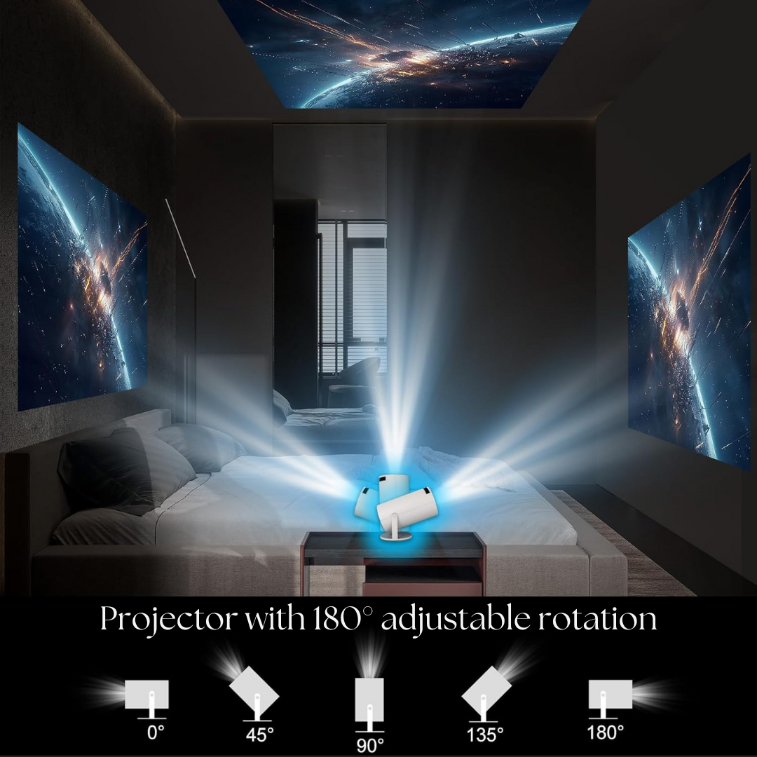 Portable 4K Ultra-HD Smart Projector