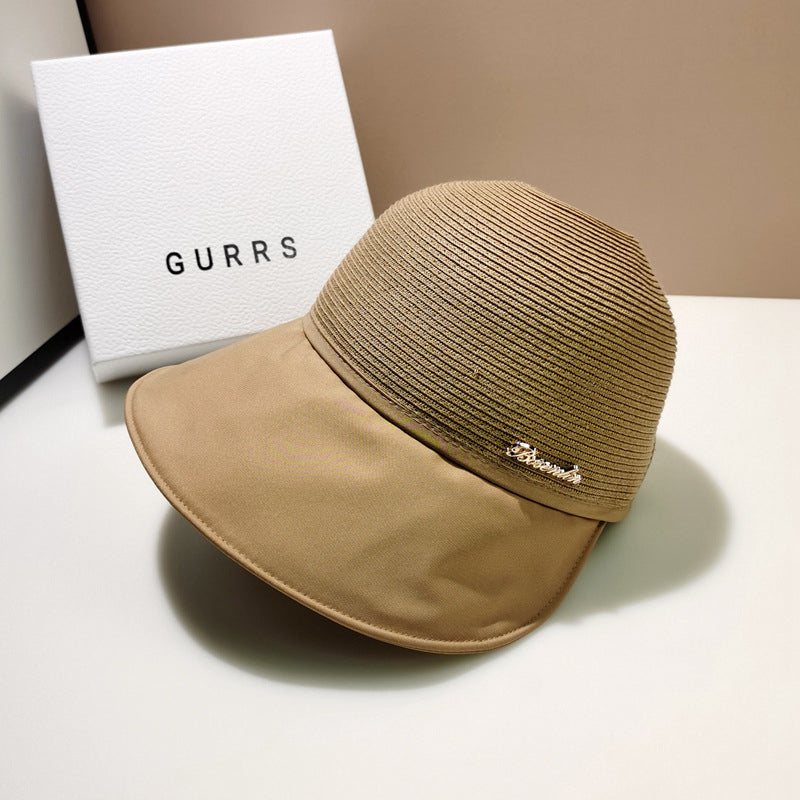 Cappello da sole da donna con ampia tesa e protezione UV