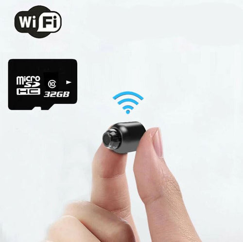 Mała kamera bezpieczeństwa WiFi — noktowizja w Wielkiej Brytanii, monitoring niani i ukryty nadzór