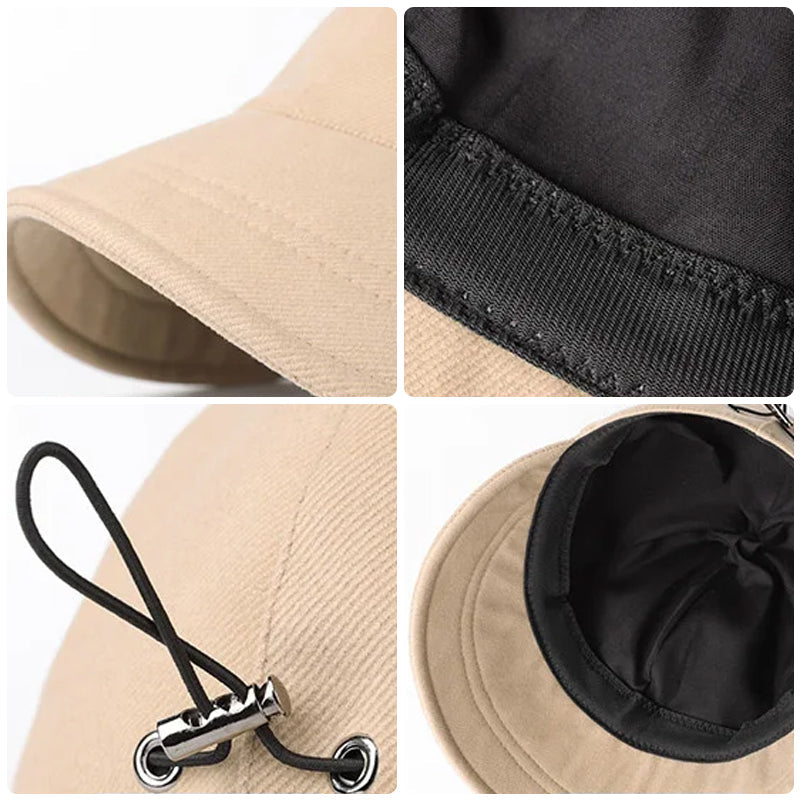 UV Protection Hat — Wide Brim, Adjustable Back Strap