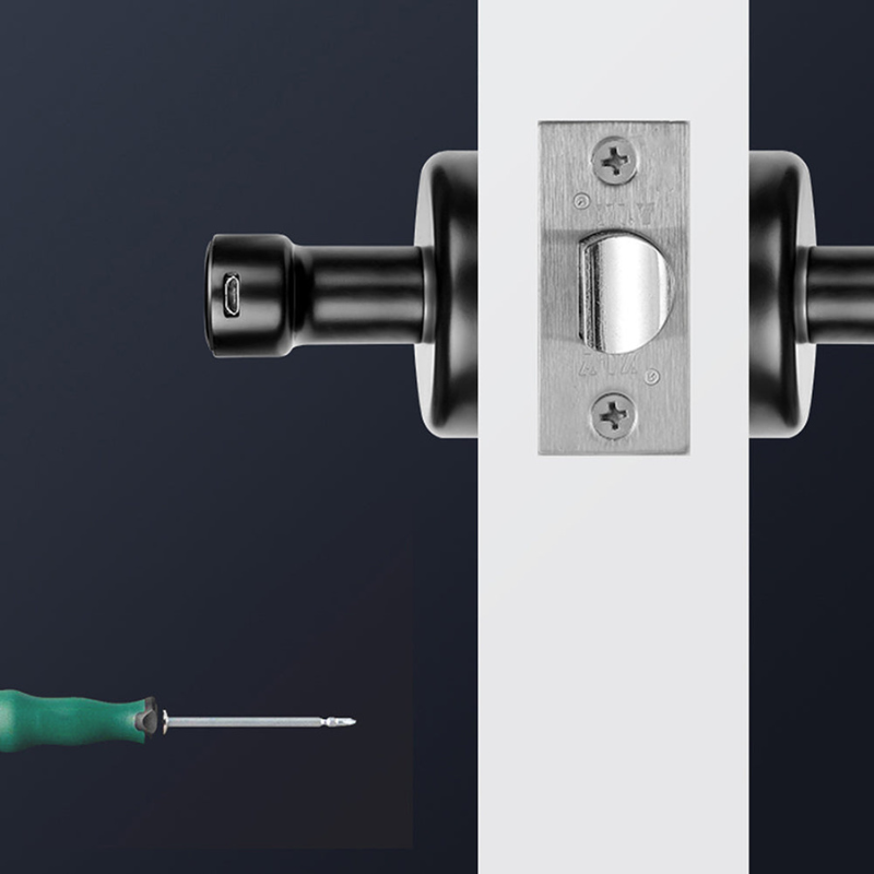 FingerLocker Electronic Room Lock — 35–50 mm Door Thickness, 60 mm Backset