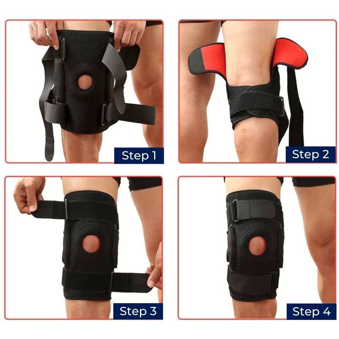 TitanGuard Dual Hinge ACL-kniebrace — Patellastabilisator met open knieschijf en ademende ventilatie