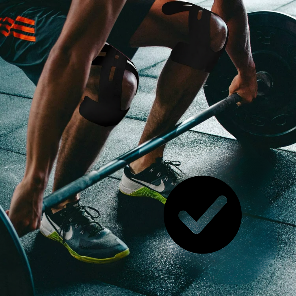 Knee Tape FlexiSupport – forudskåret kinesiologitape til målrettet støtte