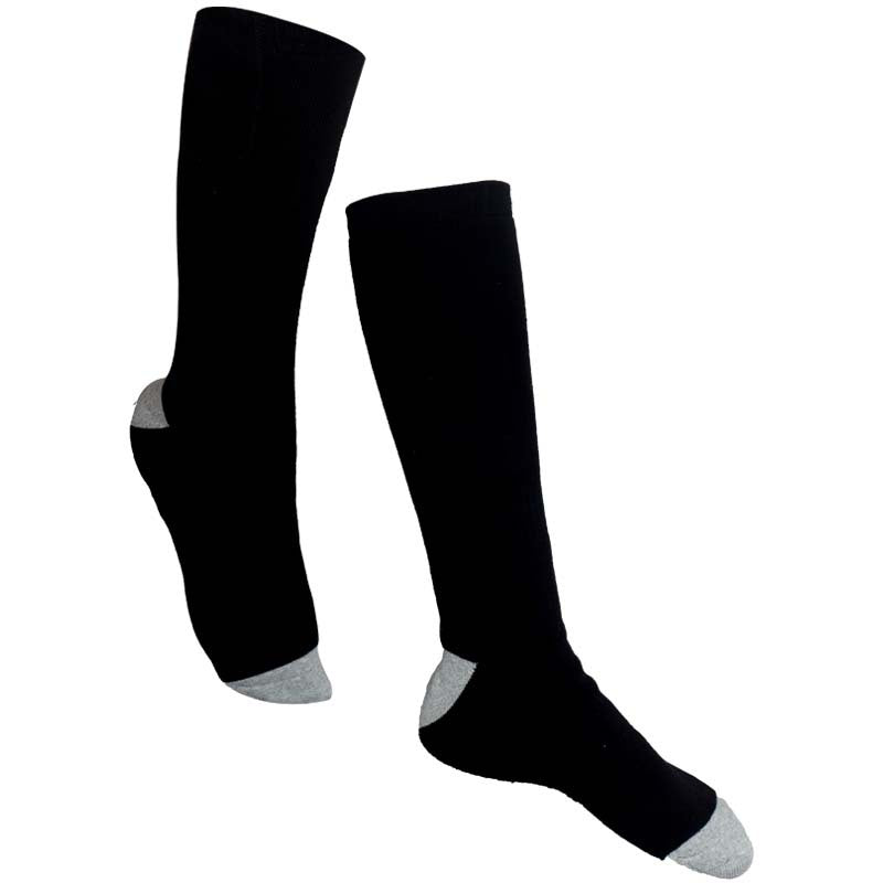 جوارب حرارية مدفأة — قابلة لإعادة الشحن عبر USB، مصدر طاقة مدمج