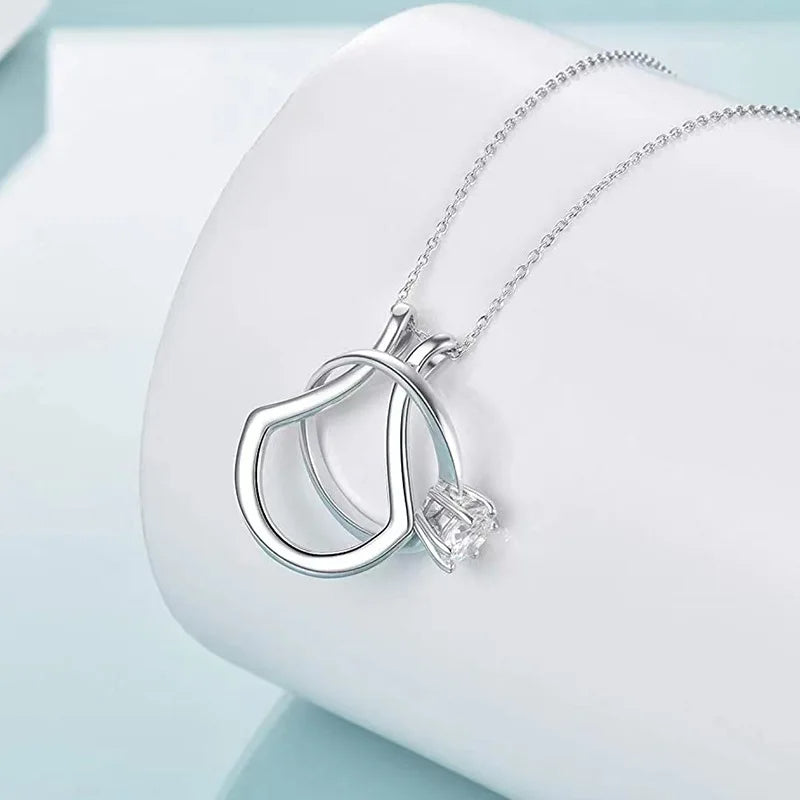 Elegante beschermende ringhouder en veilige displayaccessoire