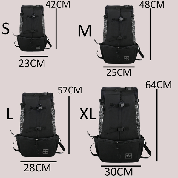 Adjustable Padded Dog Backpack Carrier