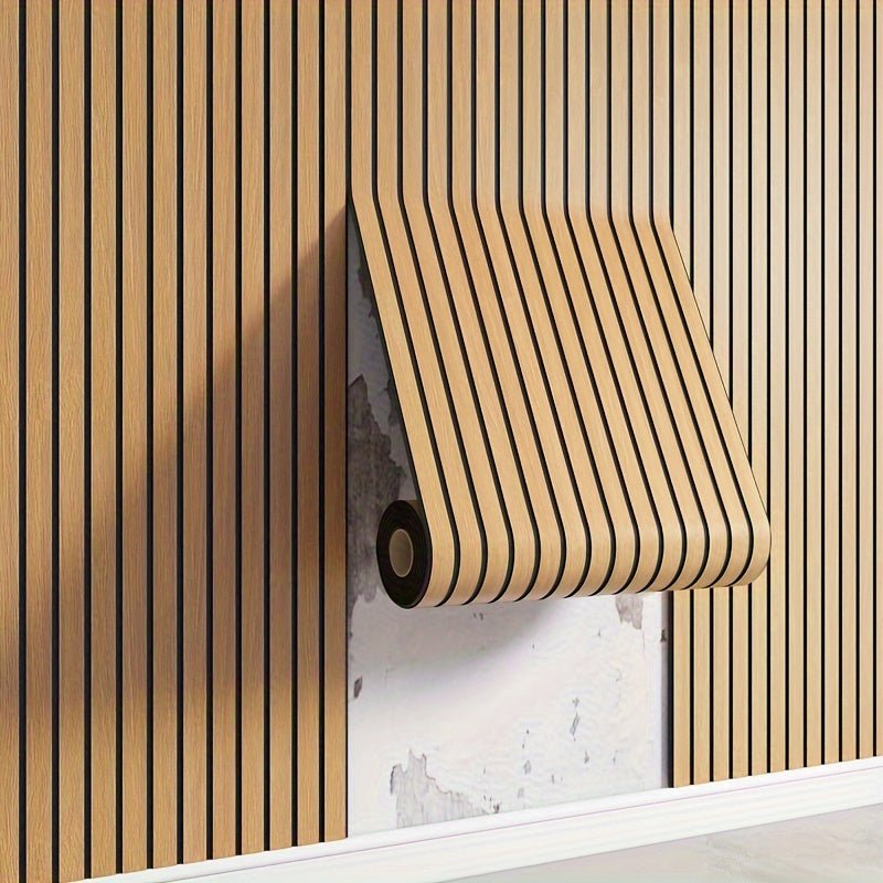 Pannelli da parete WoodLook – rivestimento murale in PVC 3D autoadesivo, applicazione adesiva a strappo