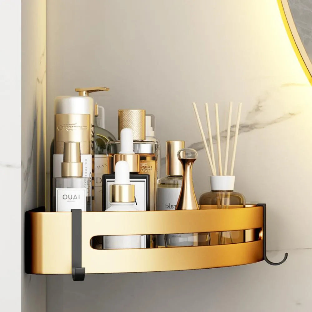 Badeværelseshyldesæt - sugekopmontering uden værktøj, kapacitet på 5 Kg