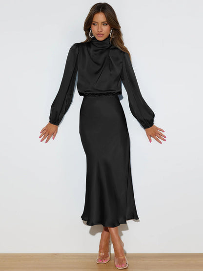 Robe Satinée Élégante