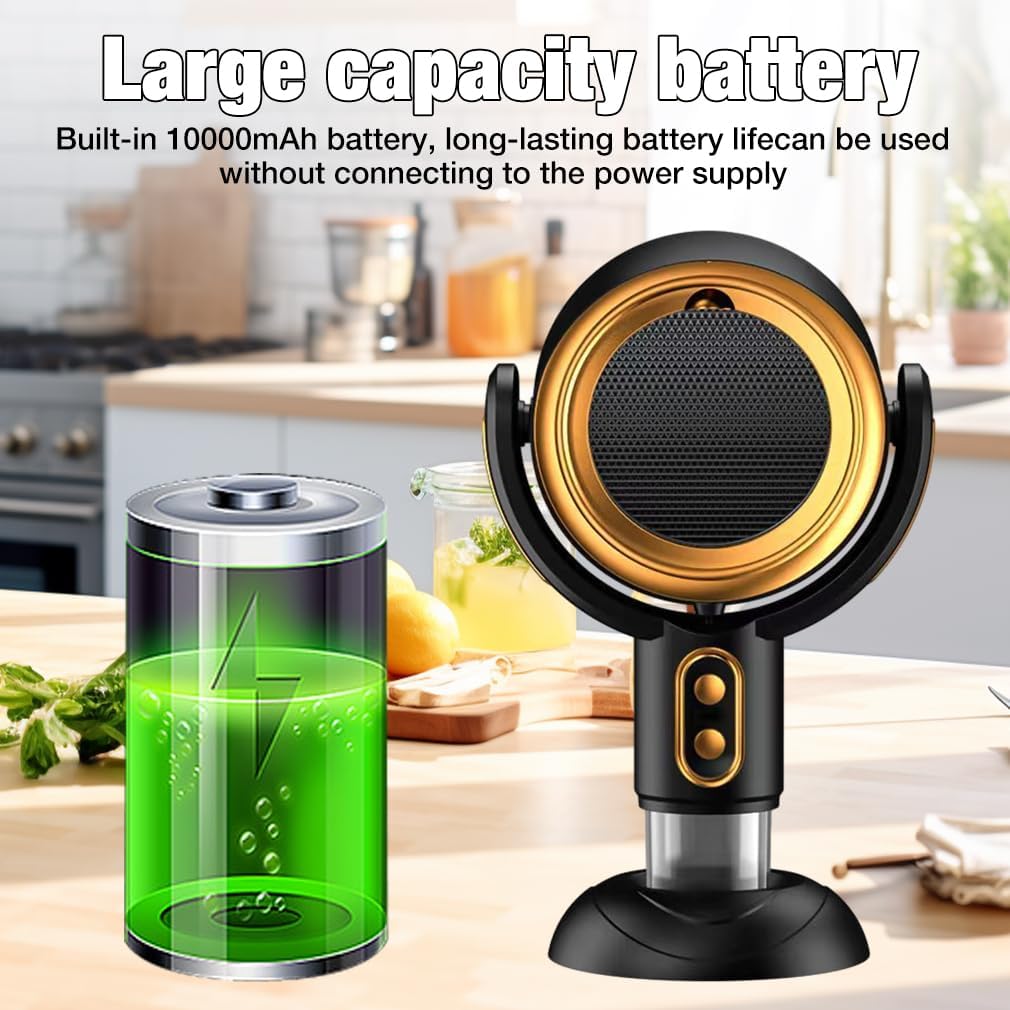 AetherVent Powerful Rechargeable Fume Extractor — Portable Kitchen Hood