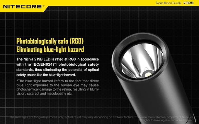 Nitecore MT06MD medizinische Stiftlampe – 180 Lumen, CRI 90+