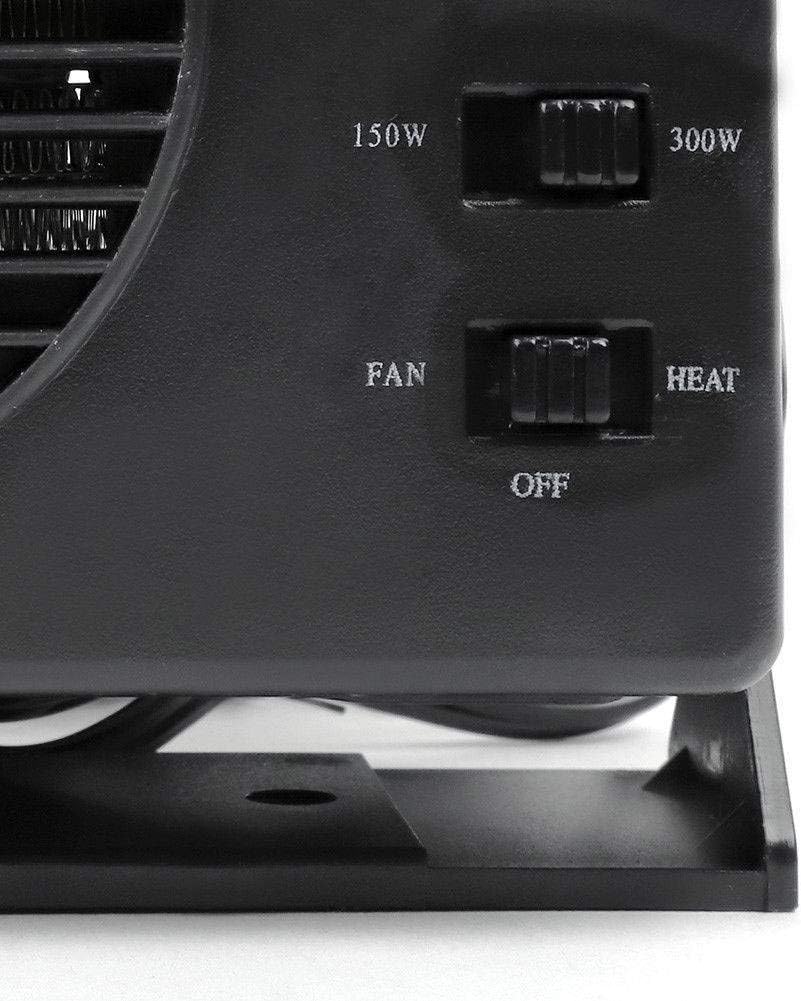 Riscaldatore in ceramica per auto 12 V — Ventola portatile da 150 W-300 W, termostato automatico