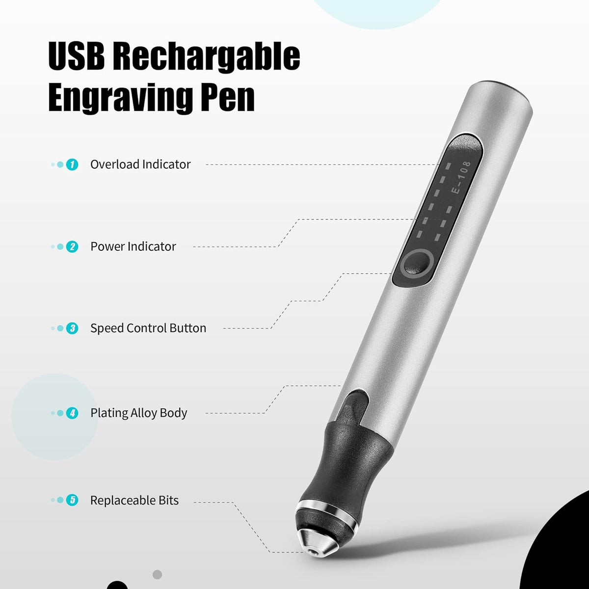 Wireless Engraving Pen – Compact Portable Marking Tool