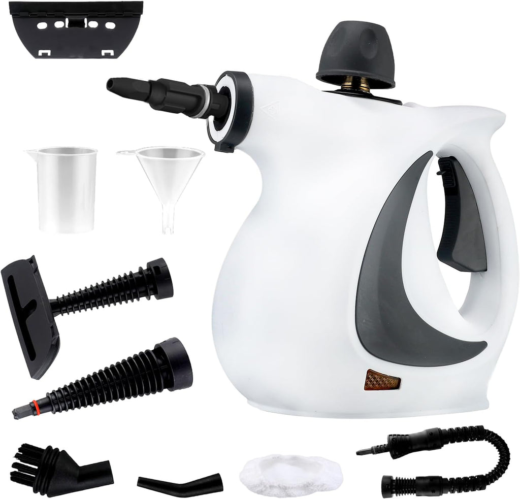 Valtira High-Pressure Handheld Steam Cleaner – 9-Piece Accessory Kit, 135°C Steam Output, 99.9% Sterilization