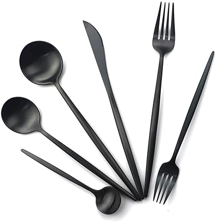 36-Piece Stainless Steel Cutlery Set — Minimalist Polished Design