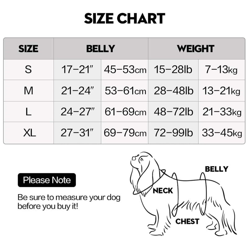 Pet Recovery Sling — Dog Lift Harness with Carry Handle