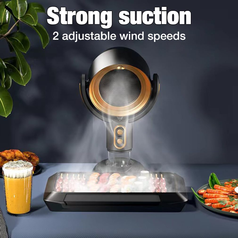 AetherVent Powerful Rechargeable Fume Extractor — Portable Kitchen Hood