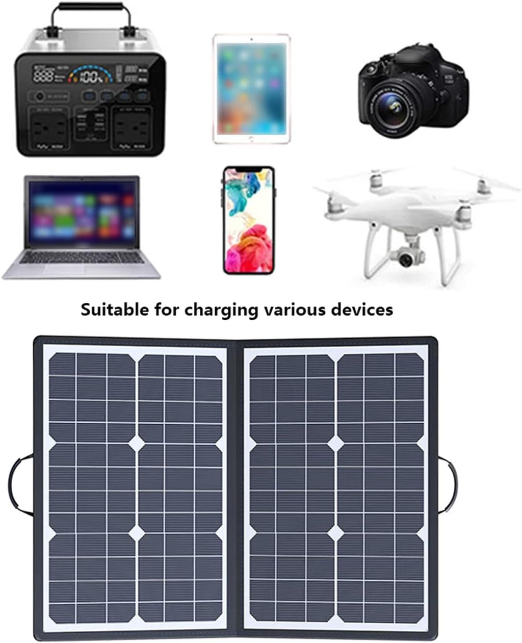 SolaraX 1000 W Składany zestaw panelu słonecznego — zintegrowane ładowanie MPPT