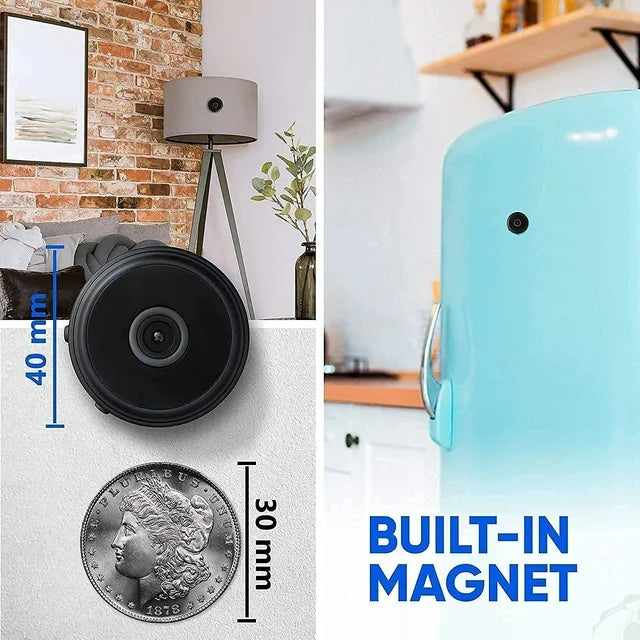 Wireless Magnetic Mini Camera — Live Audio & Video Stream