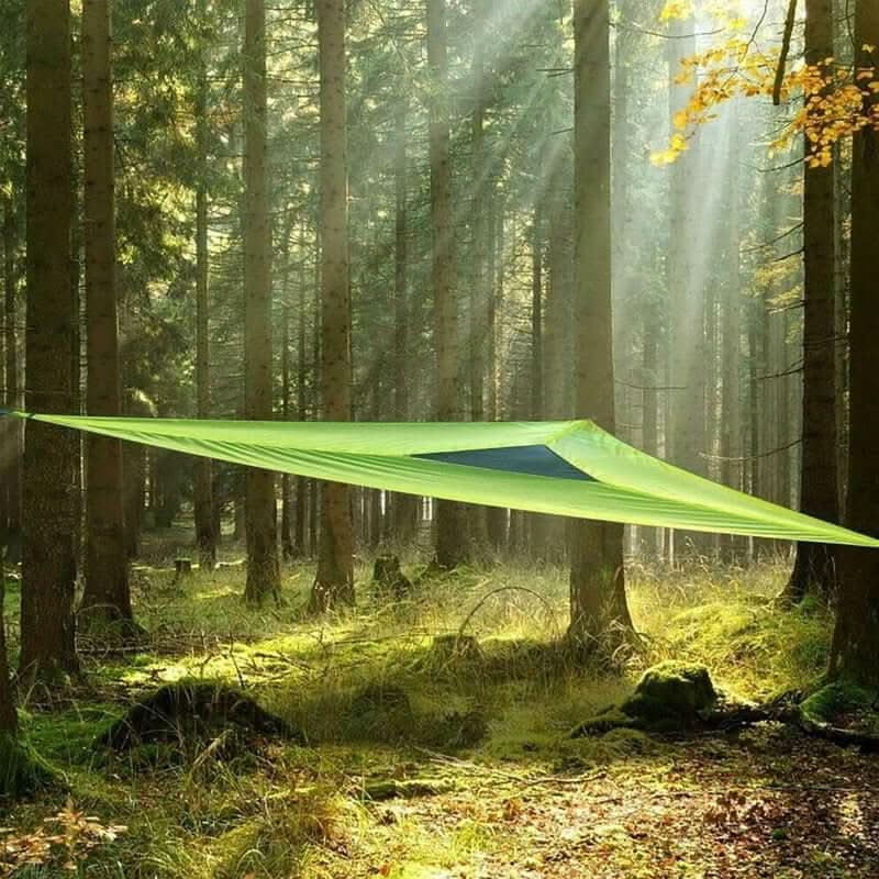Camping-Hängematte für mehrere Personen mit 3-Punkt-Verankerungssystem